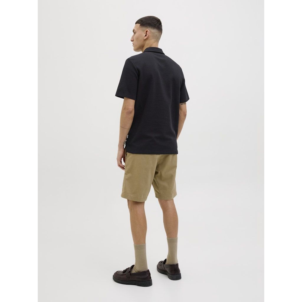 JACK & JONES Polo marškiniai trumpos rank. vyrams, Juoda, Benja polo 3