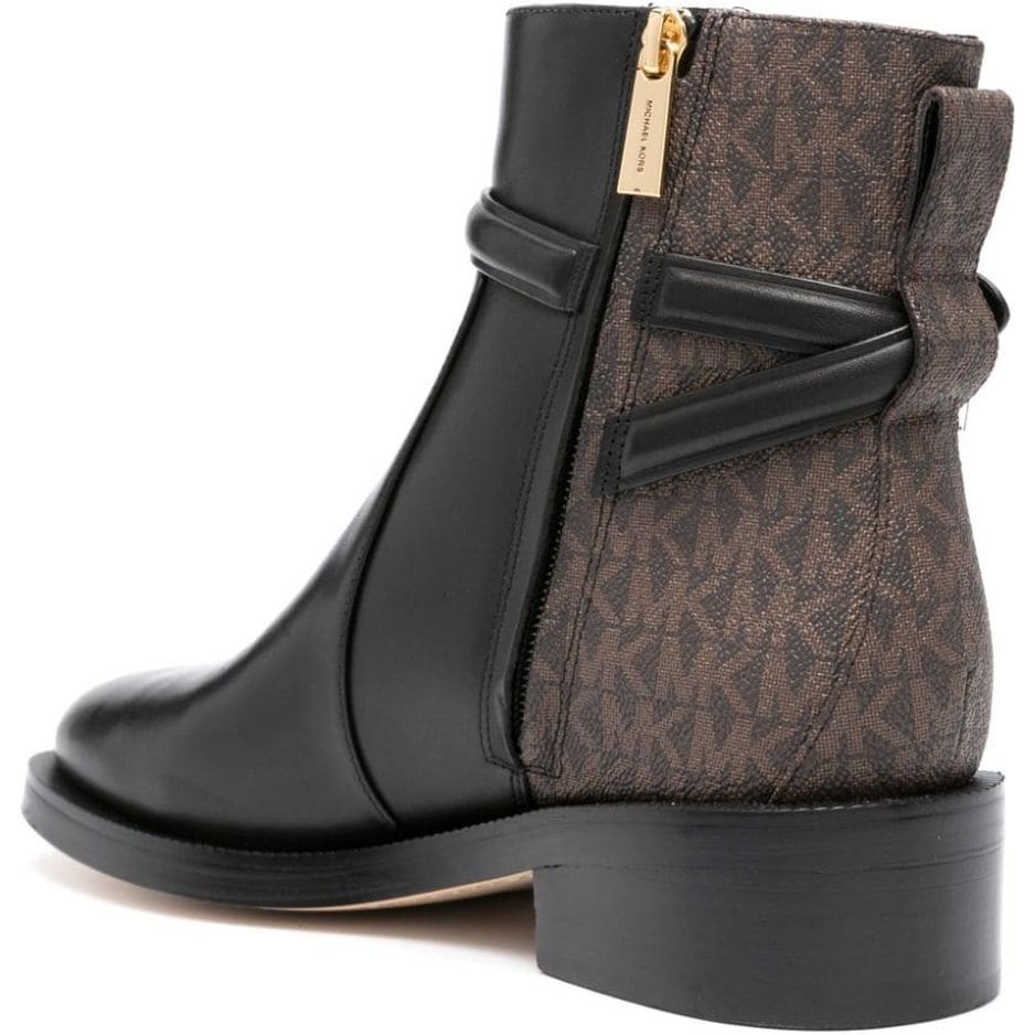 MICHAEL KORS Aulinukai moterims, Juoda, Hamilton flat bootie 3