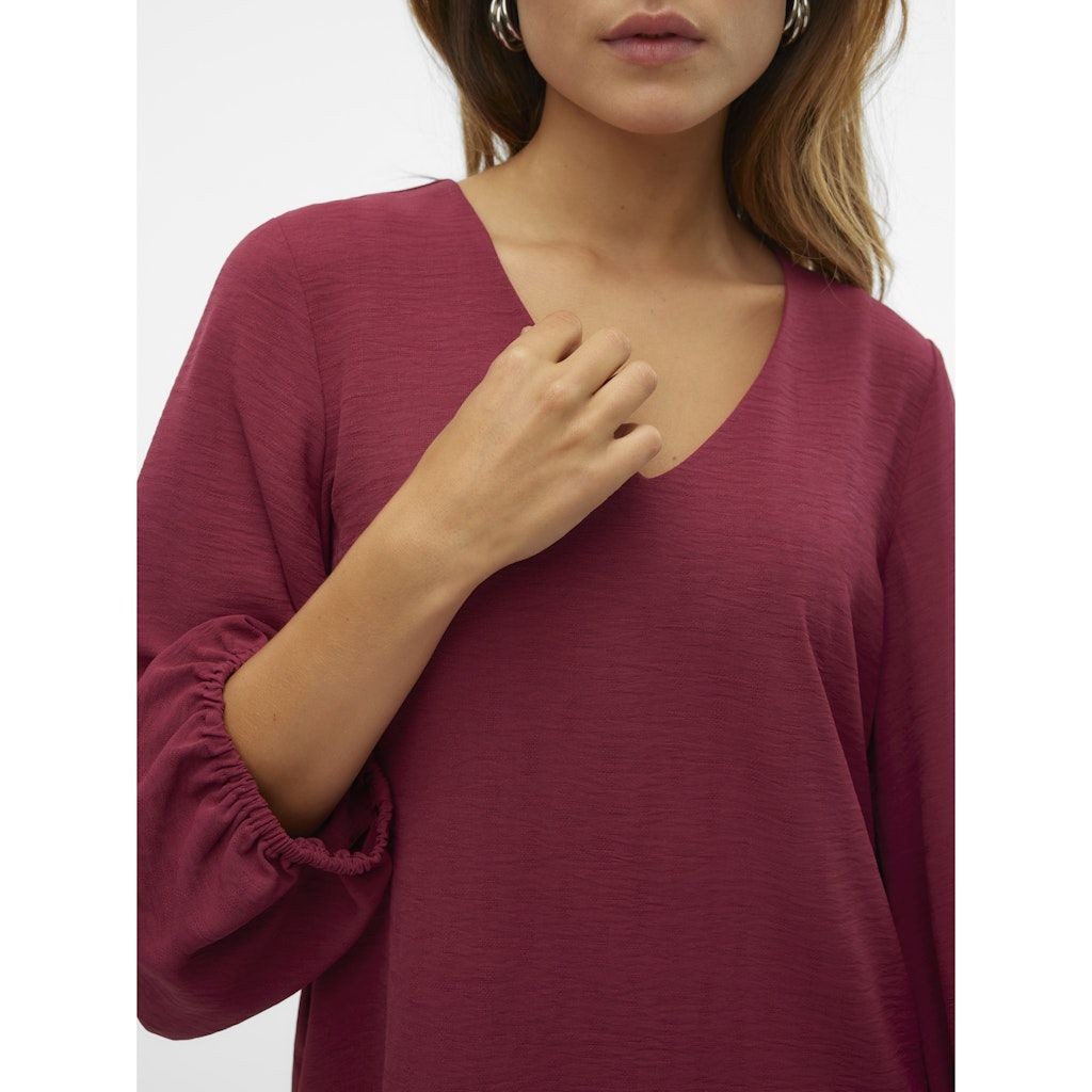 VERO MODA Palaidinės moterims, Raudona, Olivia v-neck top 5