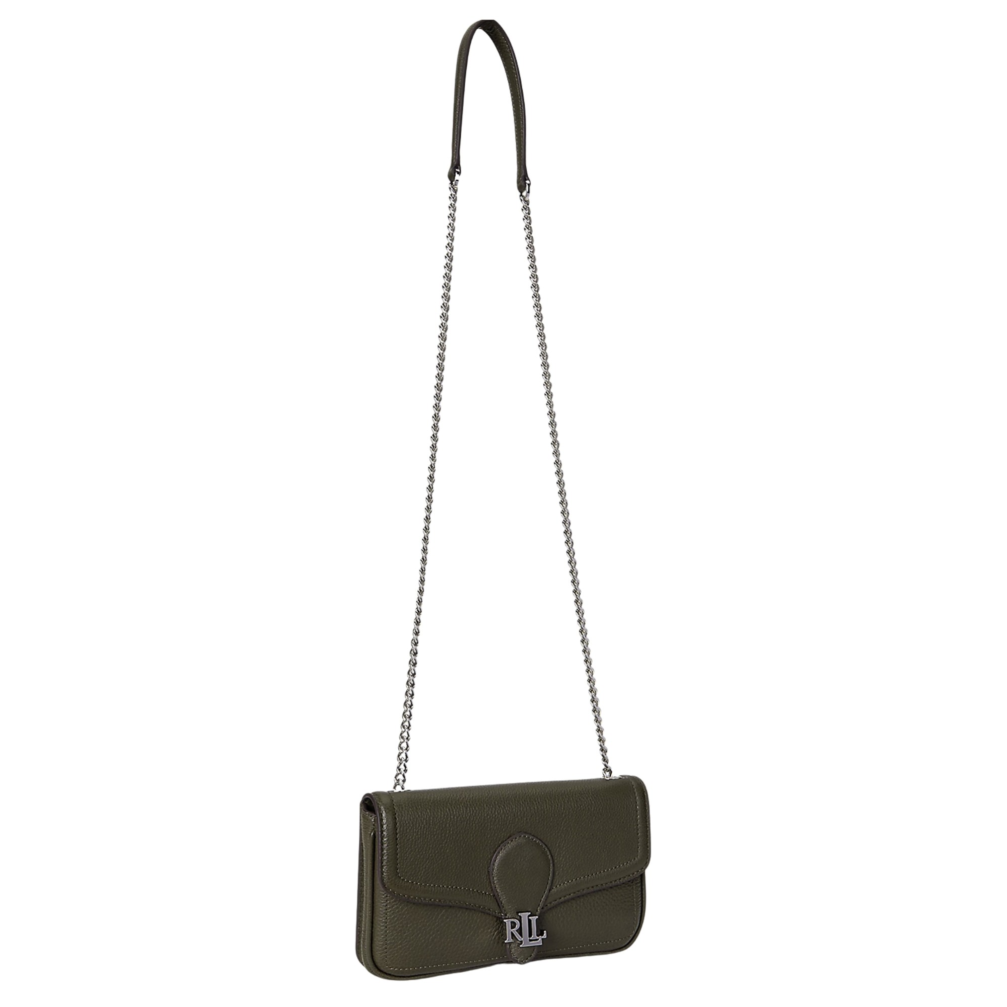 LAUREN RALPH LAUREN Piniginė moterims, Žalia, Wallet on a chain large 3
