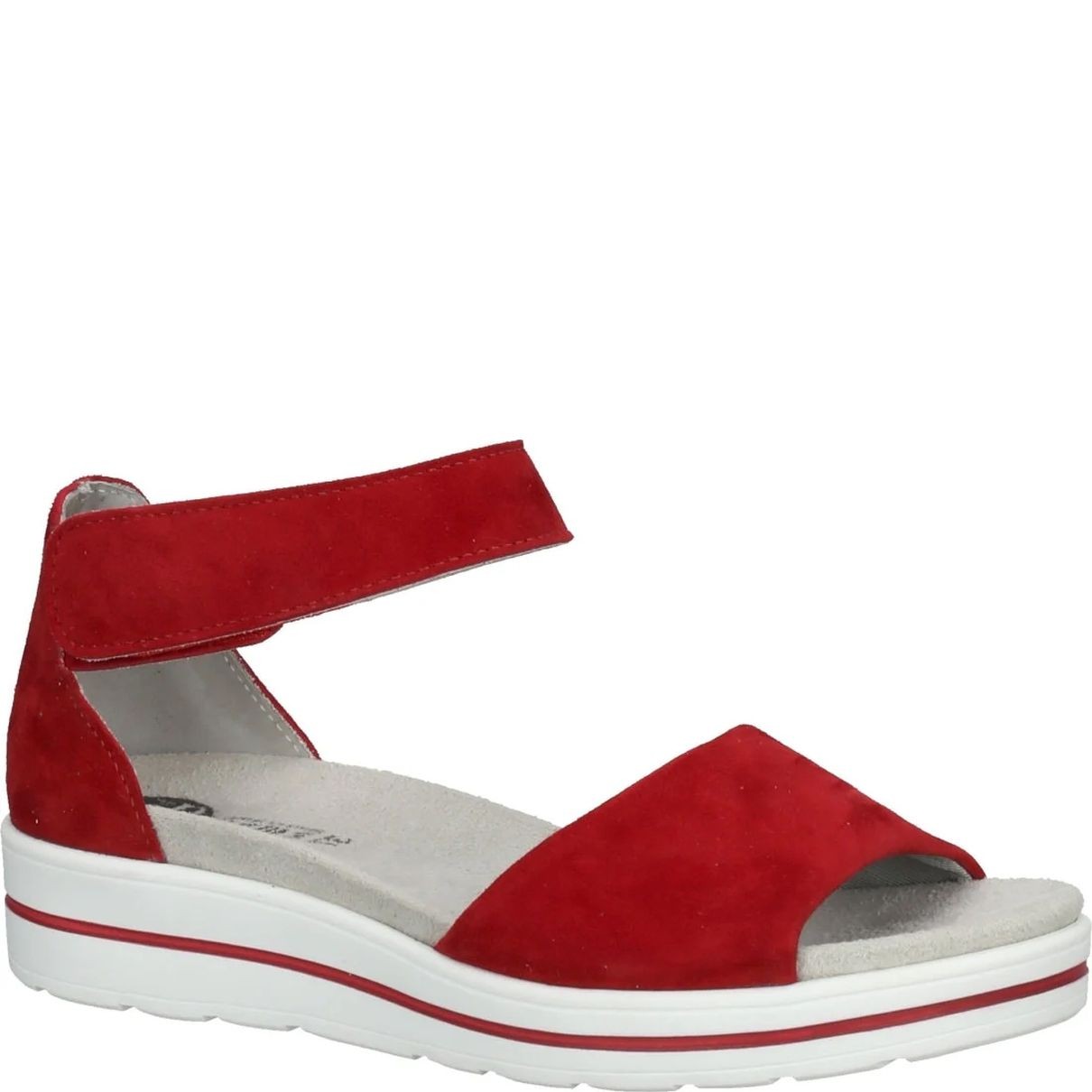BAMA Basutės moterims, Raudona, SANDALS 1