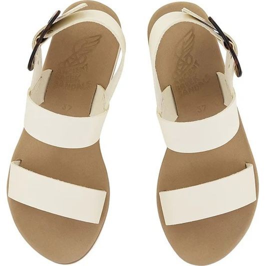 ANCIENT GREEK SANDAL Basutės moterims, Balta, Clio rainbow vachetta sandals 4