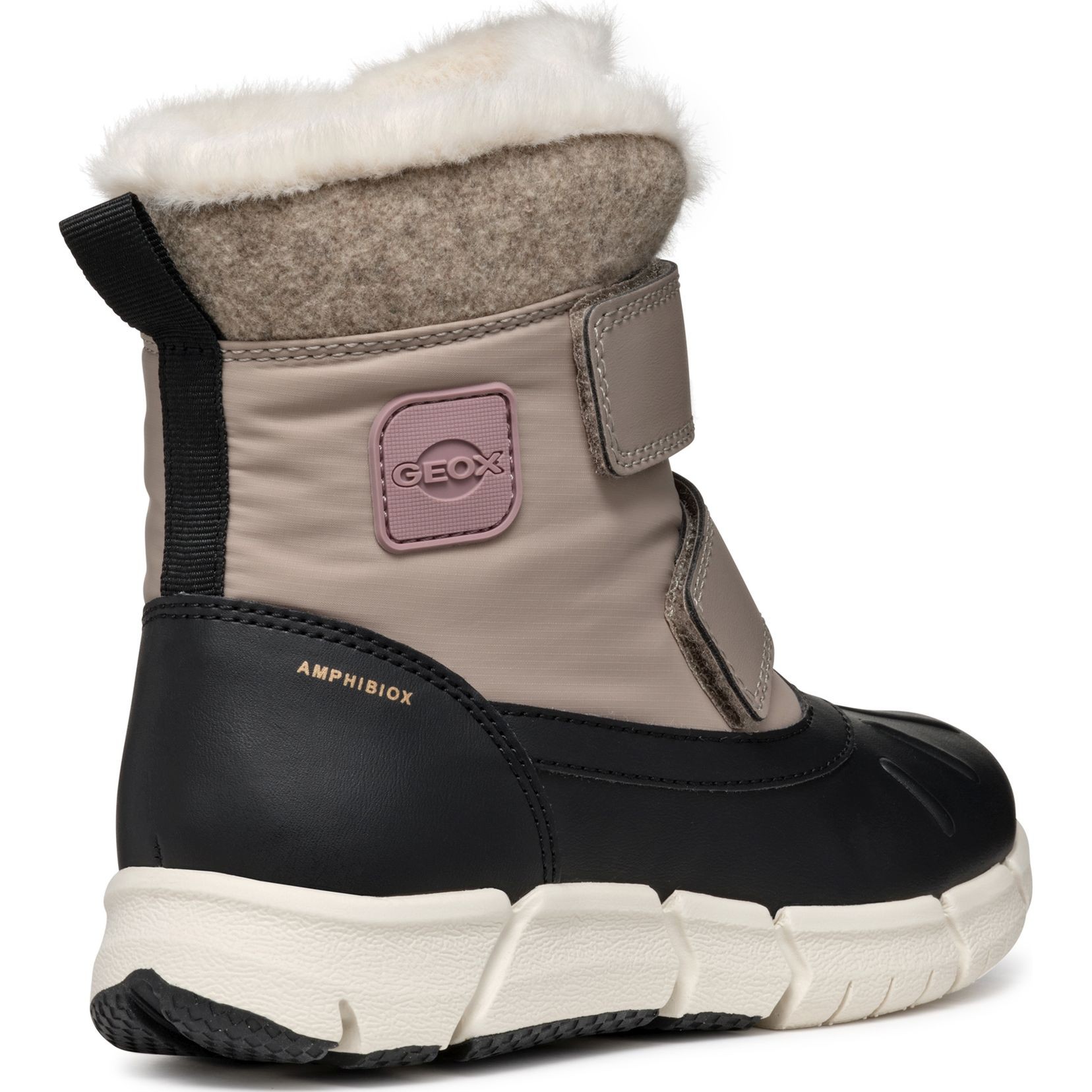 GEOX Aulinukai mergaitėms, Smėlio, Flexyper booties 4