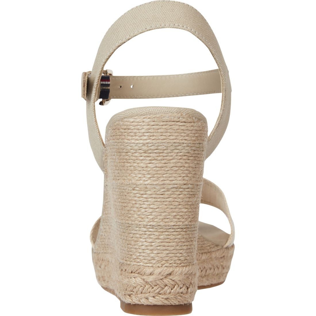 TOMMY HILFIGER Basutės moterims, Žalia, Seasonal webbing wedge sandals 2