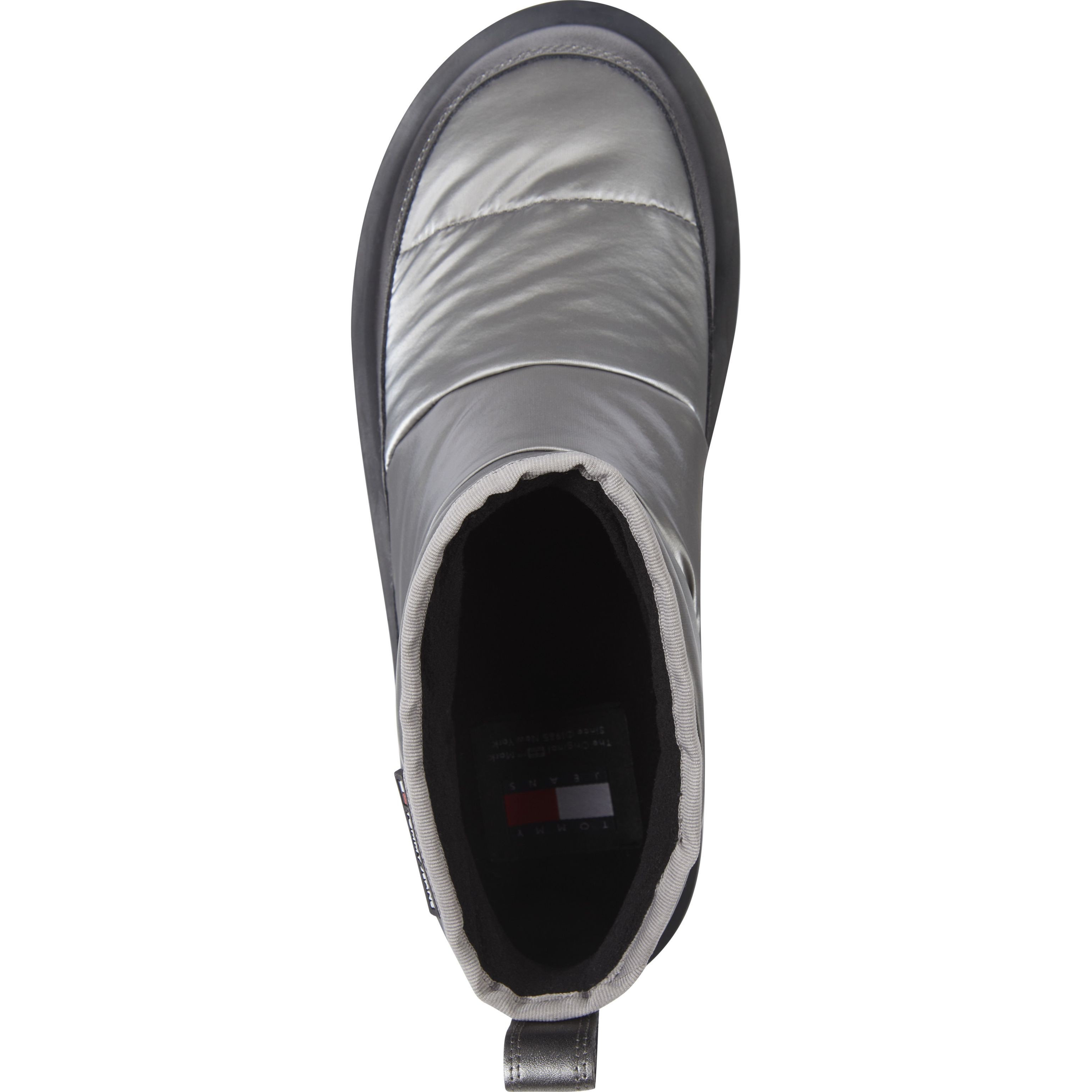 TOMMY JEANS Pašiltinti aulinukai moterims, Sidabrinė, Flatform boot 3