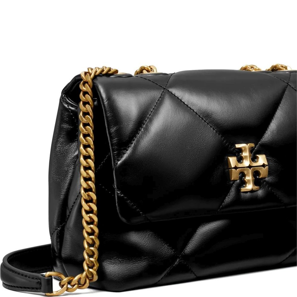 TORY BURCH Rankinė per petį moterims, Juoda, Small convertible shoulder bag 3