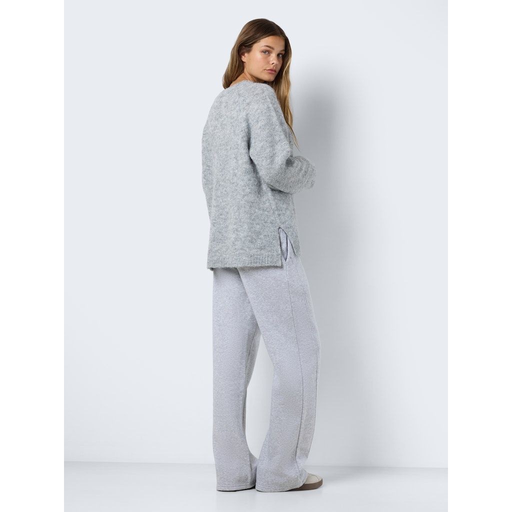 NOISY MAY Megztinis moterims, Pilka, Sutton o-neck tunic knit 6