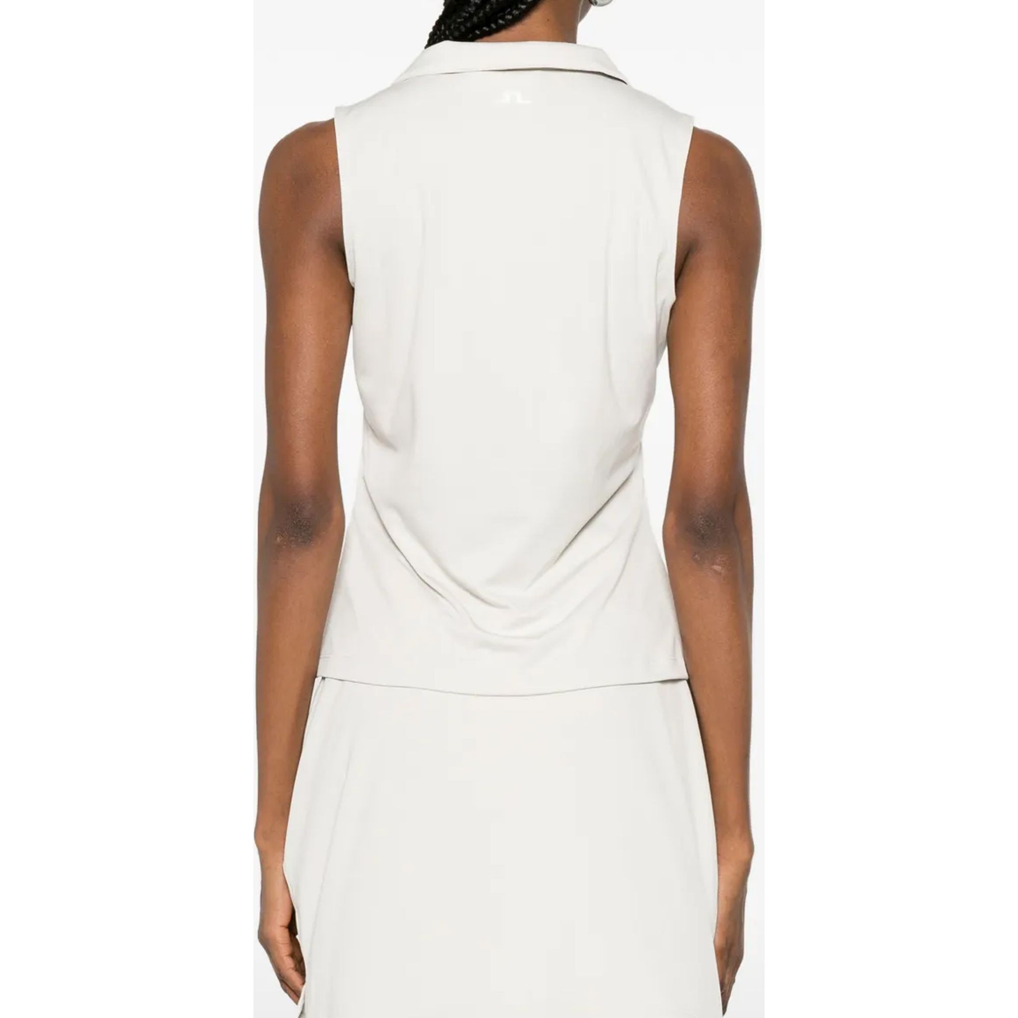 J.LINDEBERG Polo marškiniai trumpos rank. moterims, Smėlio, Leah sleeveless polo 3