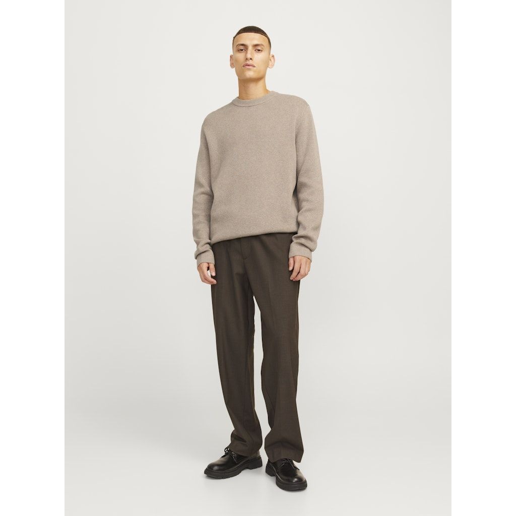 JACK & JONES Megztinis vyrams, Ruda, Milano stitch knit crew neck 4