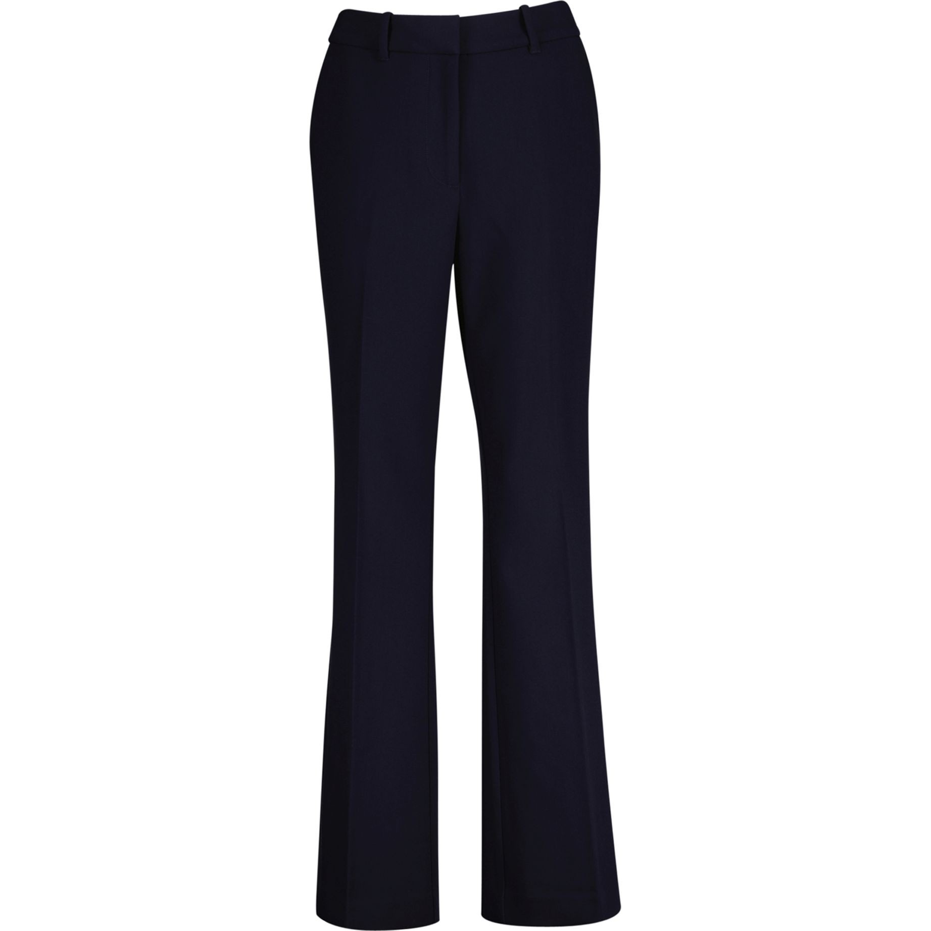 GANT Kelnės moterims, Mėlyna, Slim flare slack pants 1
