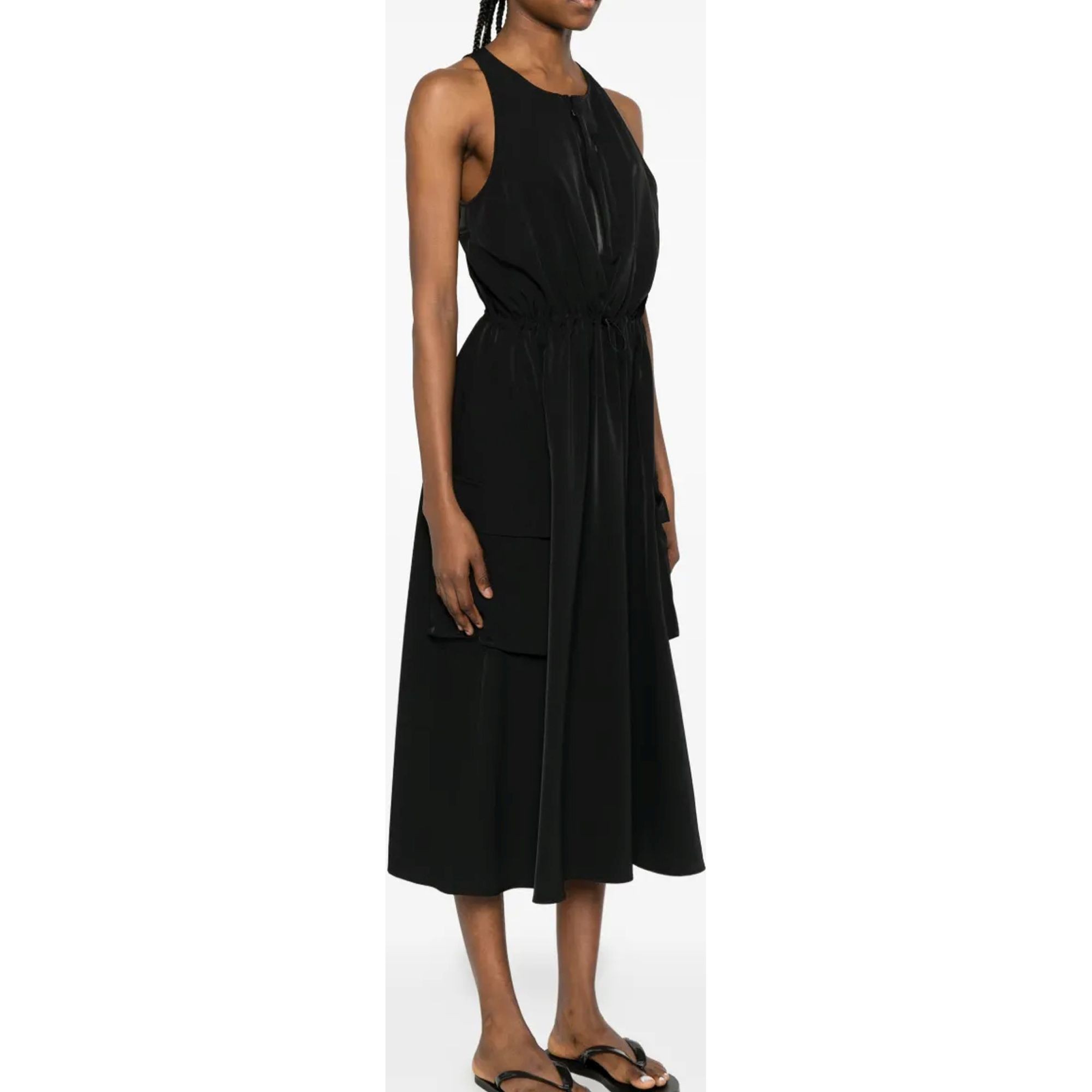 J.LINDEBERG Maxi suknelė moterims, Juoda, Merina drape dress 2
