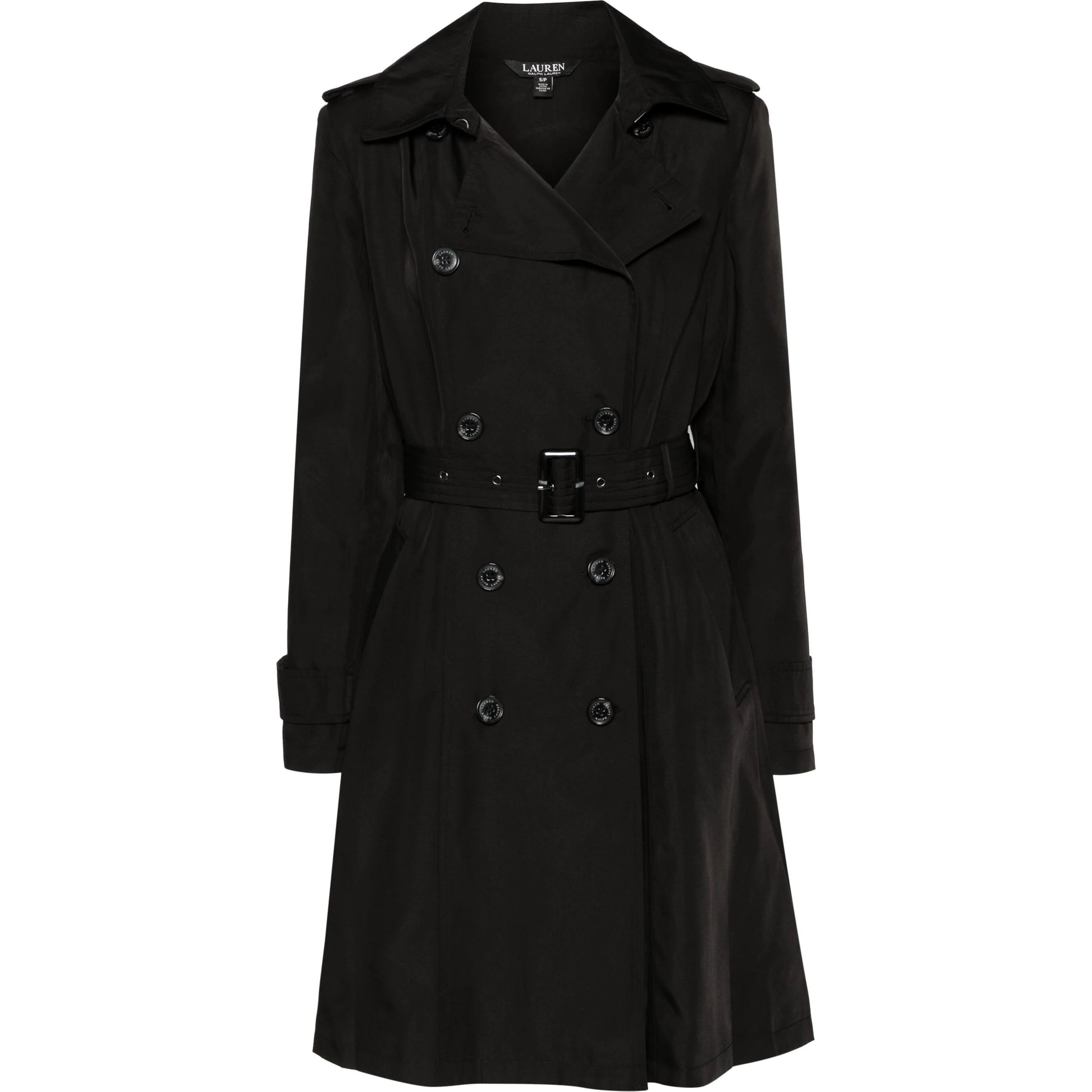 LAUREN RALPH LAUREN Paltas moterims, Juoda, Db rn nyln lined coat