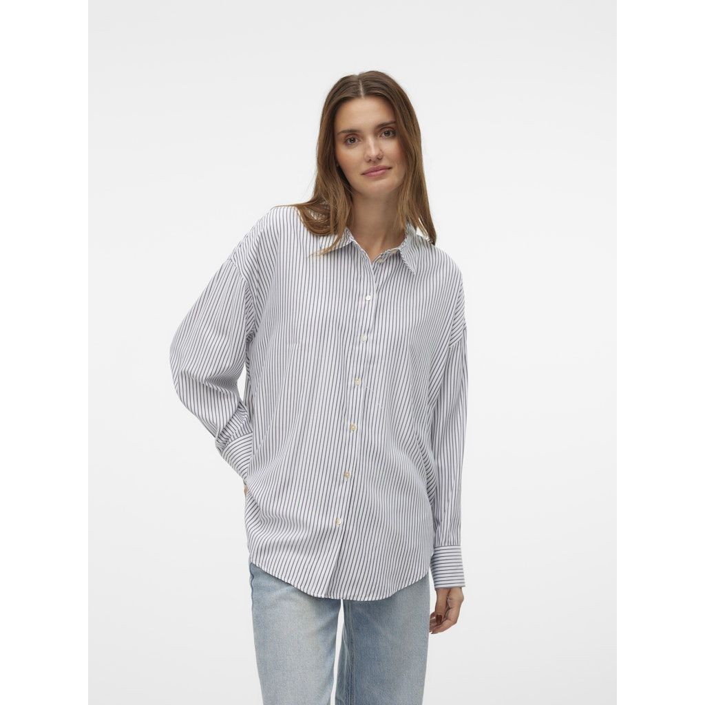 VERO MODA Marškiniai ilgomis rankovėmis moterims, Marga, Nora oversize shirt 2