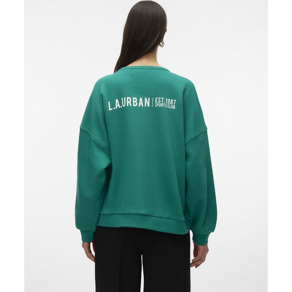 VERO MODA Sportinis nertinis moterims, Žalia, Vmmaly sweatshirt 4