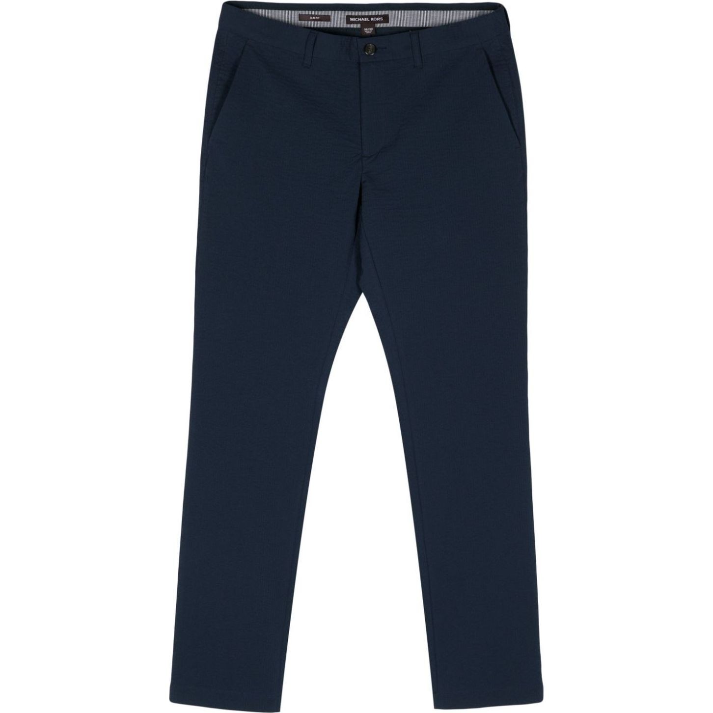 MICHAEL KORS Laisvalaikio kelnės vyrams, Mėlyna, Slim seersucker chino 1