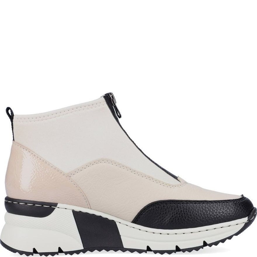 RIEKER Aulinukai moterims, Smėlio, Ladies short boots 3