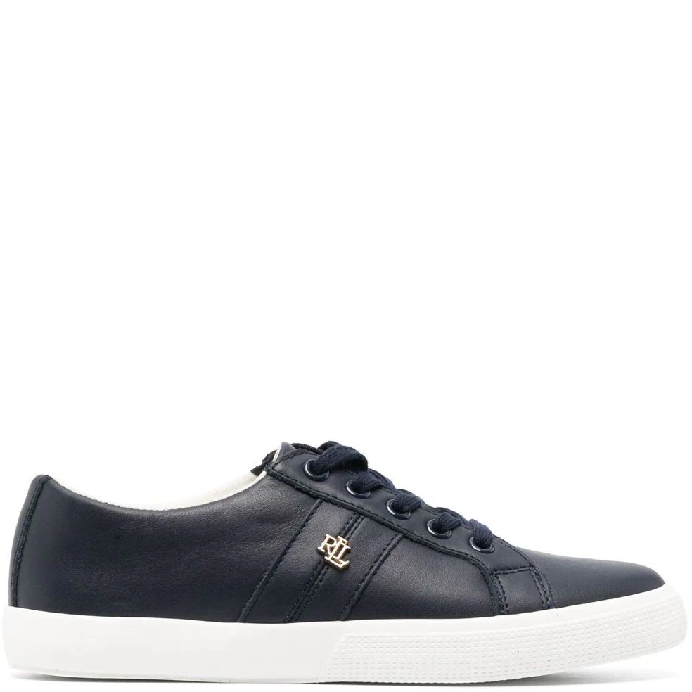 LAUREN RALPH LAUREN Sportiniai bateliai moterims, Janson ii leather sneakers 2