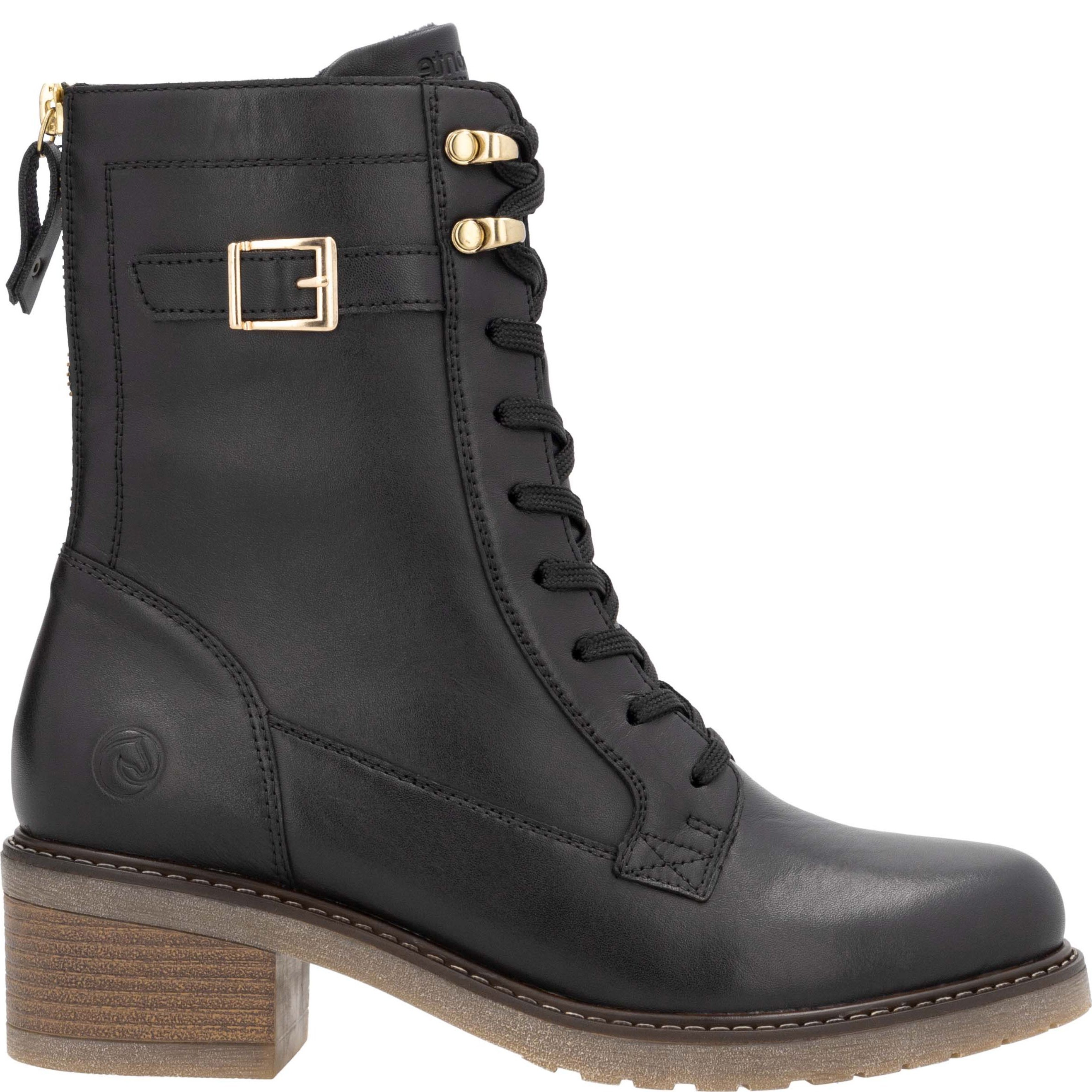 REMONTE Aulinukai moterims, Juoda, Ladies mid height boots 4