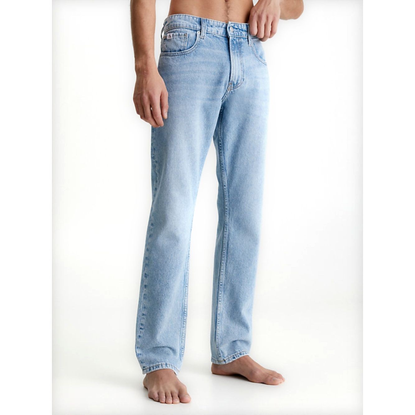 CALVIN KLEIN JEANS Tiesūs džinsai -vyrams, Mėlyna, Authentic straight jeans 2