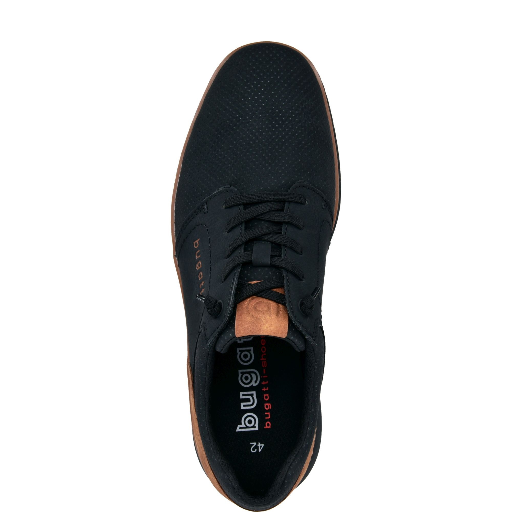 BUGATTI Laisvalaikio bateliai vyrams, Juoda, Leisure 6