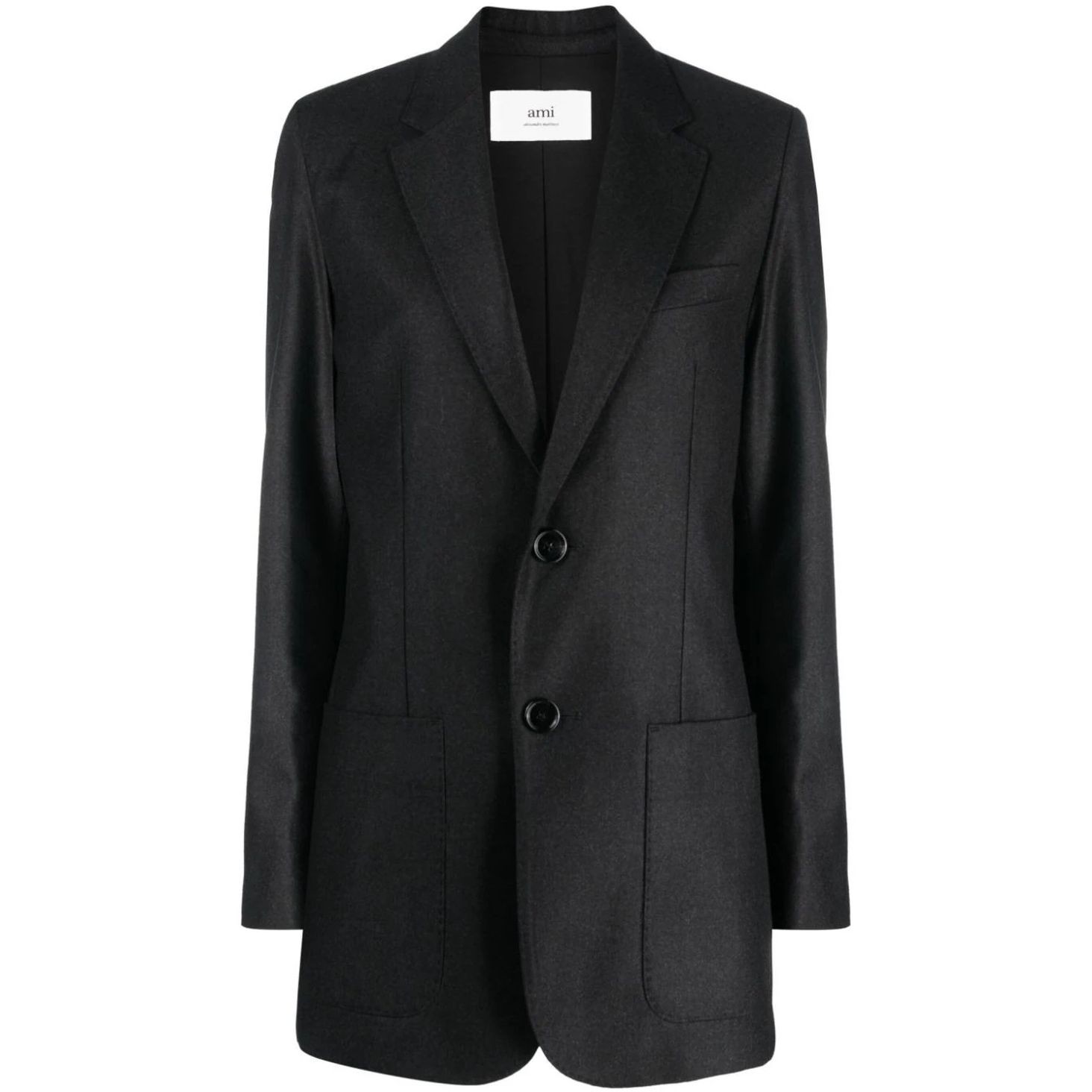 AMI PARIS Švarkas moterims, Pilka, Two buttons jacket 1