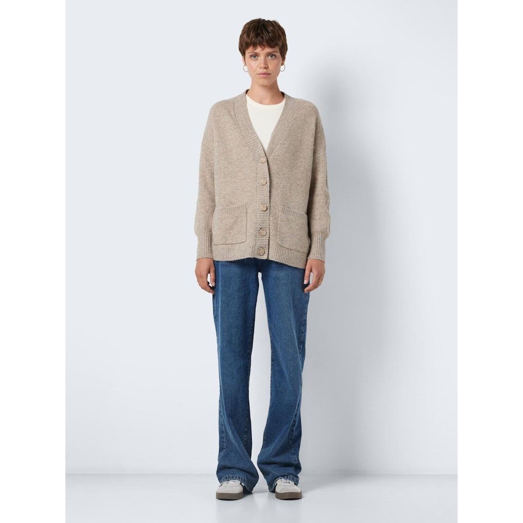 NOISY MAY Kardiganas moterims, Kūno, NMFRIVA L/S V-NECK K 3