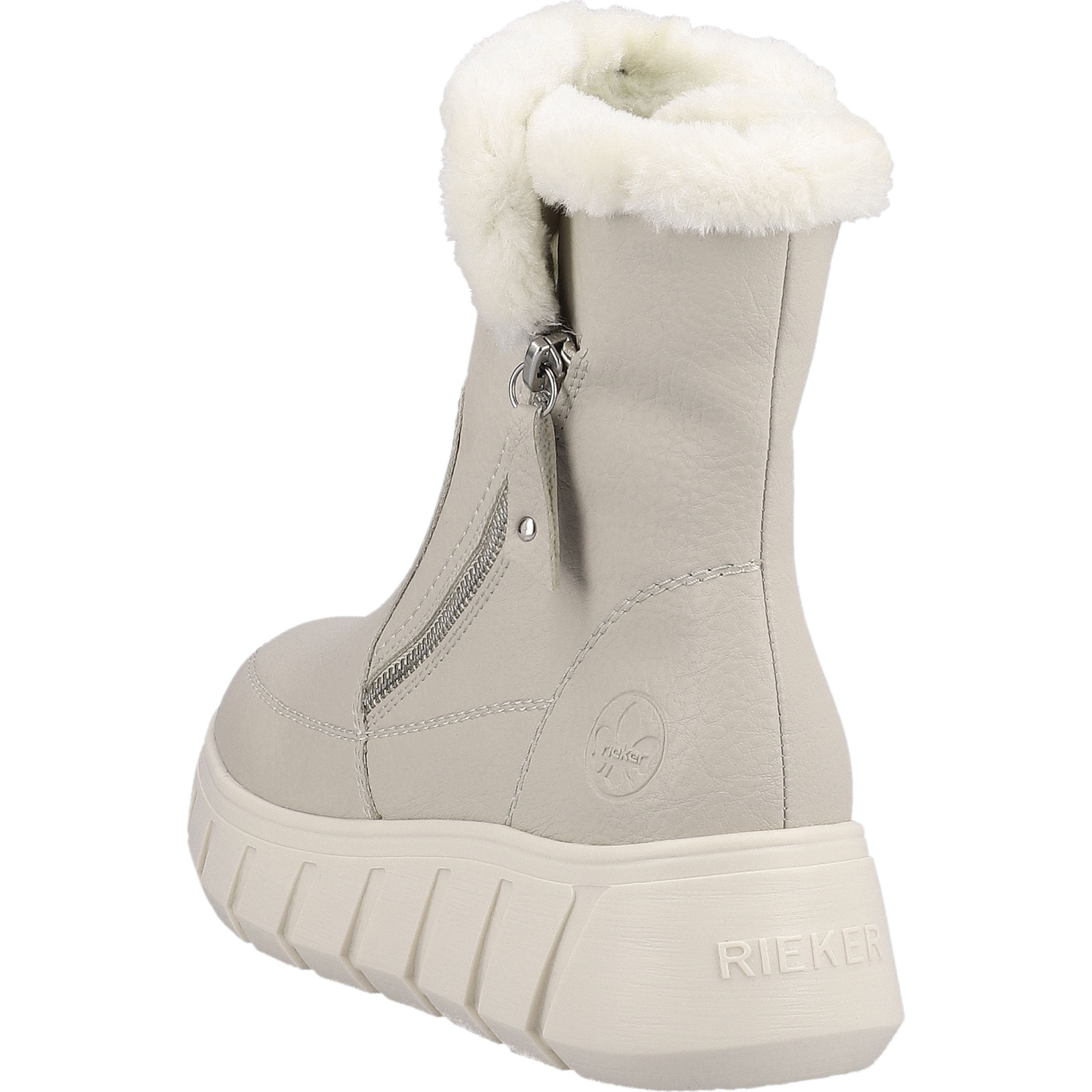 RIEKER Aulinukai moterims, Smėlio, Ladies mid height boots 6