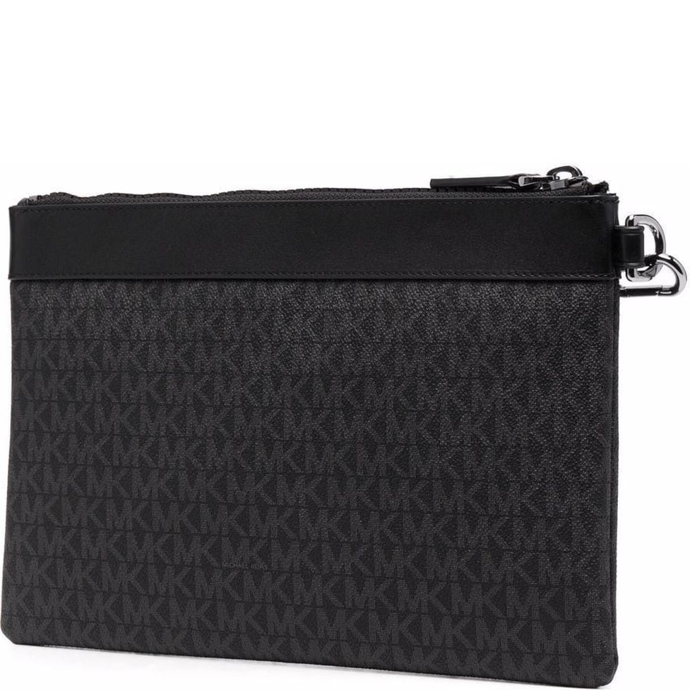 MICHAEL KORS Delninukė vyrams, Juoda, Travel pouch 2