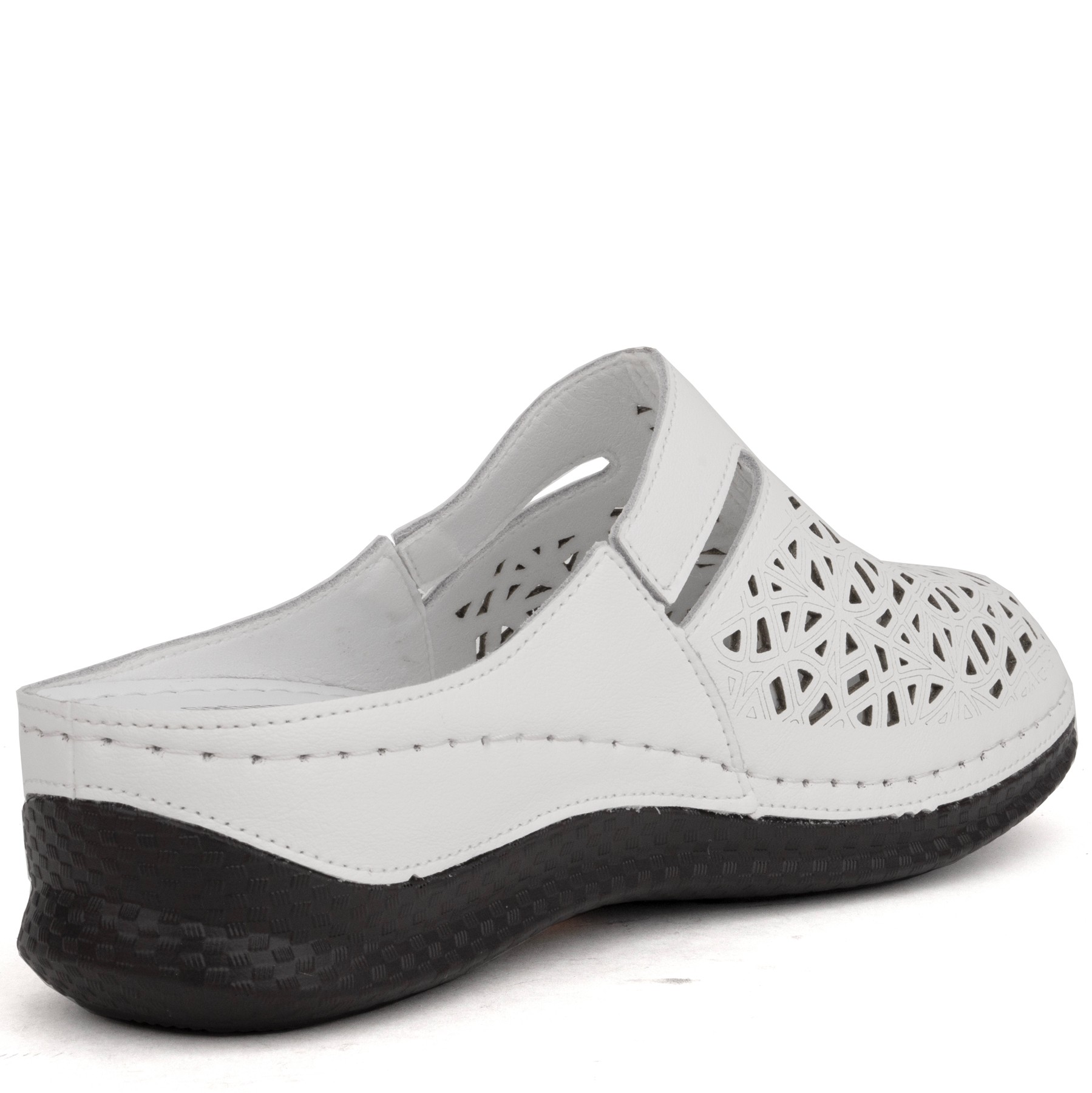 GRUNER SCHUHE Klumpės moterims, Balta, Mules 3