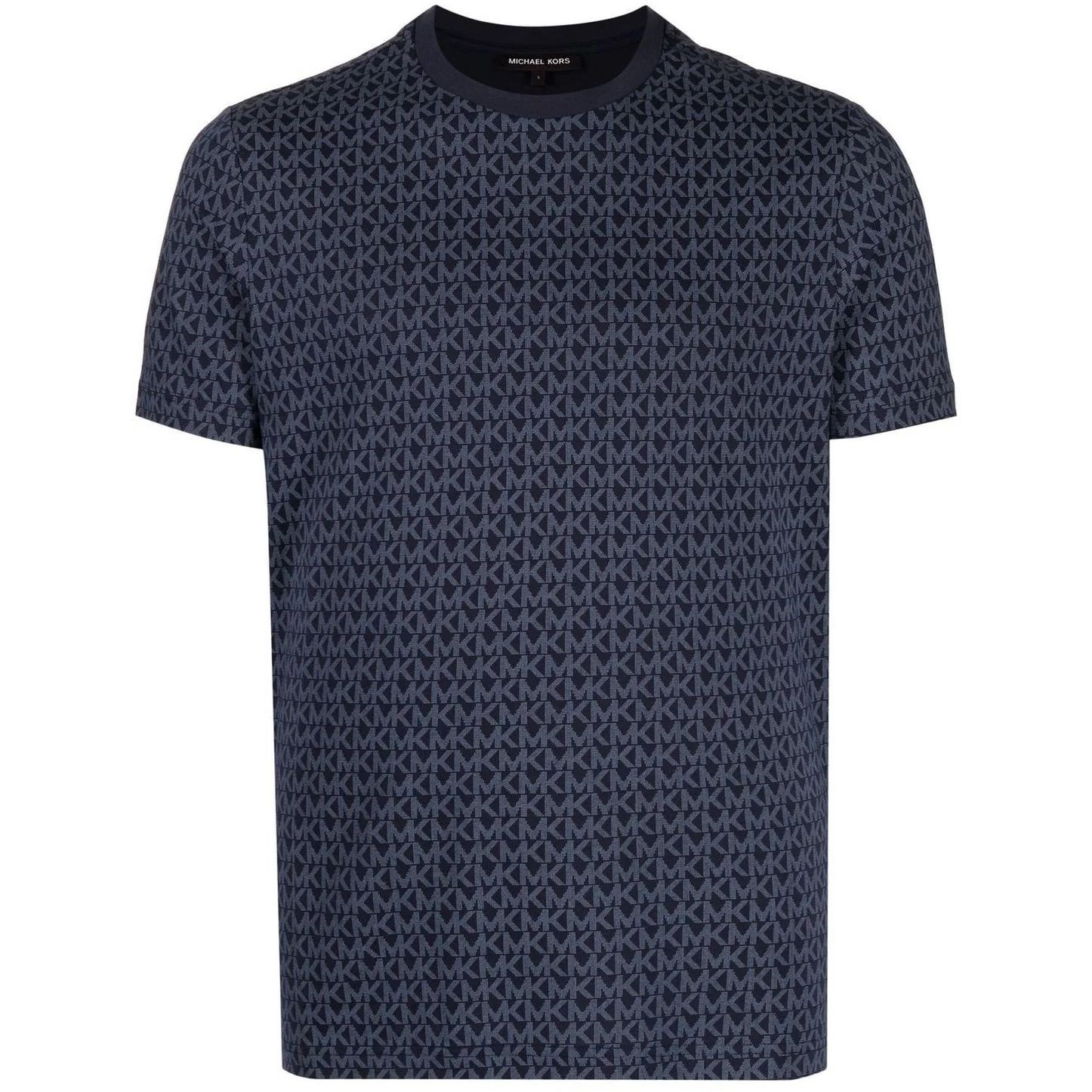MICHAEL KORS Marškinėliai trump. rankovėmis vyrams, Mėlyna, Mk sig tee 1