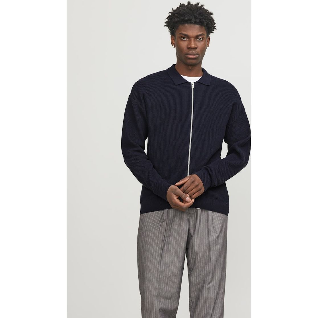 JACK & JONES Kardiganas vyrams, Mėlyna, Jprccsprin cardigans 5