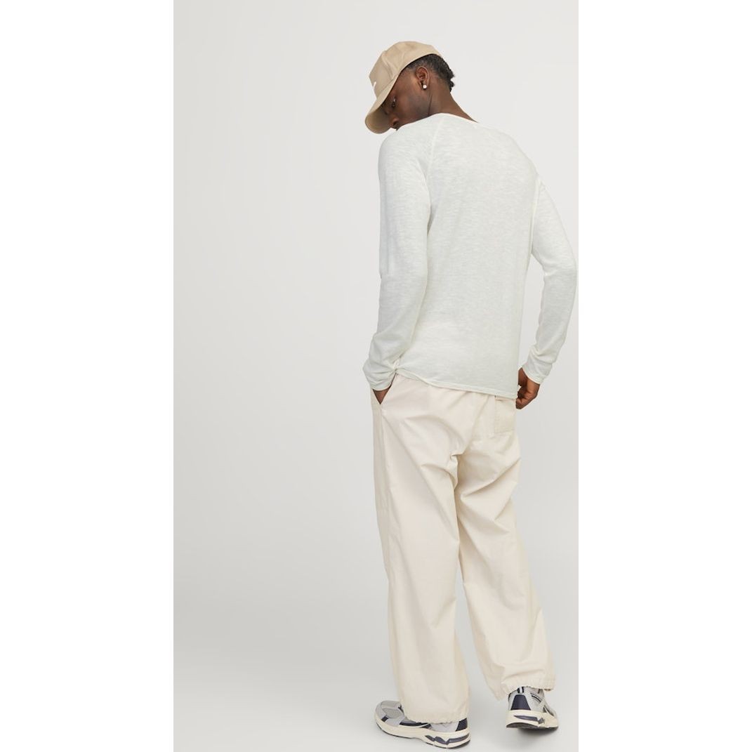 JACK & JONES Megztinis vyrams, Balta, Jjelinen pullover 4