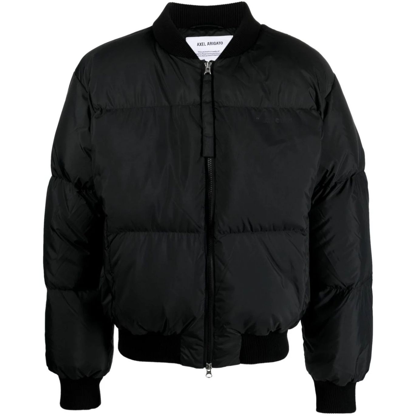 AXEL ARIGATO Bomberis vyrams, Juoda, Puffer bomber 1