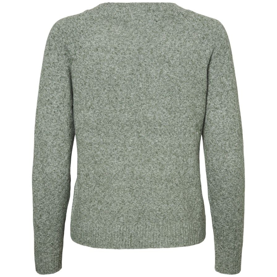 VERO MODA Megztinis moterims, Pilka, VMDOFFY LS O-NECK BL 6