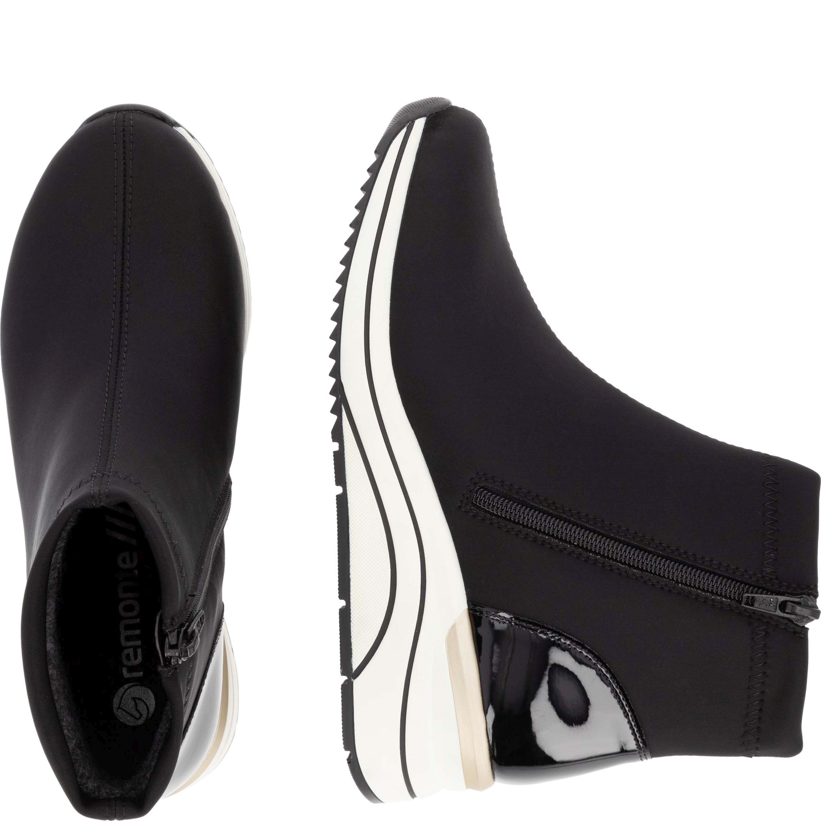 REMONTE Aulinukai moterims, Juoda, Ladies mid height boots 11