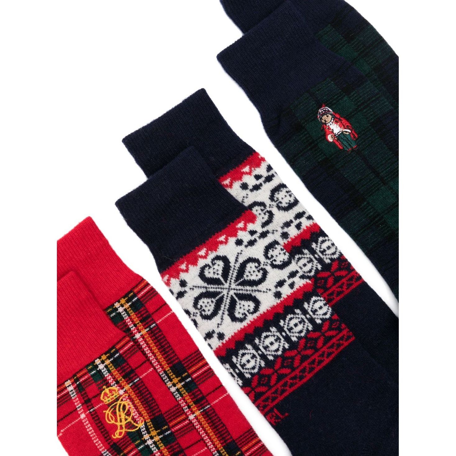 POLO RALPH LAUREN Kojinės vyrams, Marga, Crew sock gift box 2