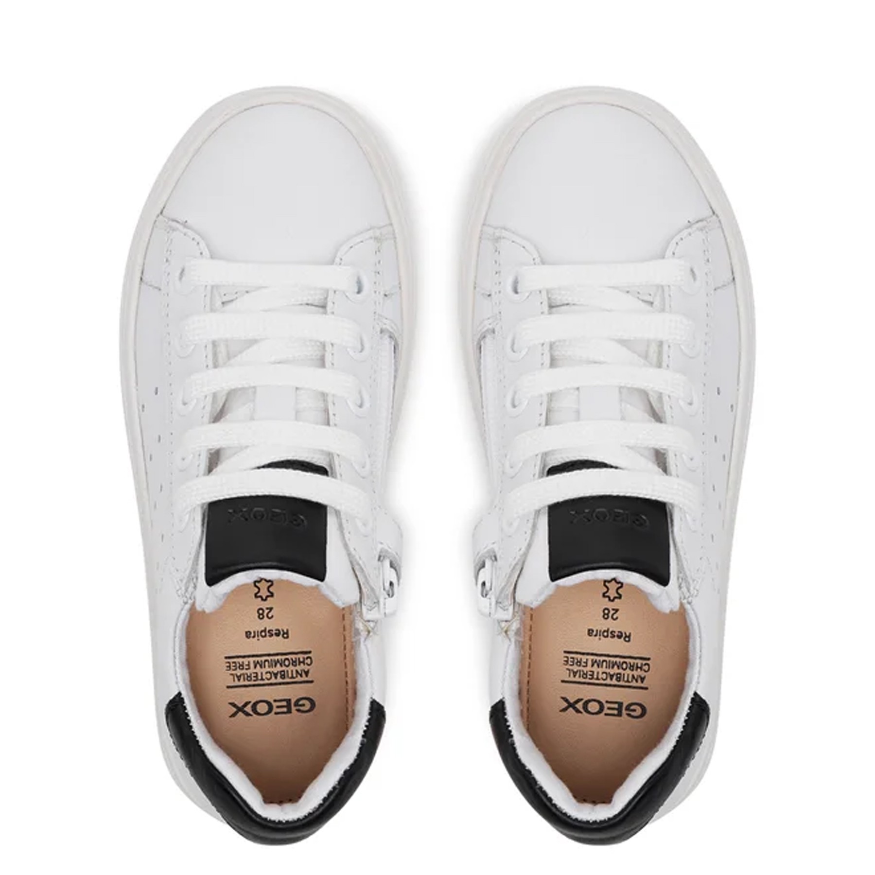 GEOX Laisvalaikio bateliai berniukams, Balta, Nashik leisure 4