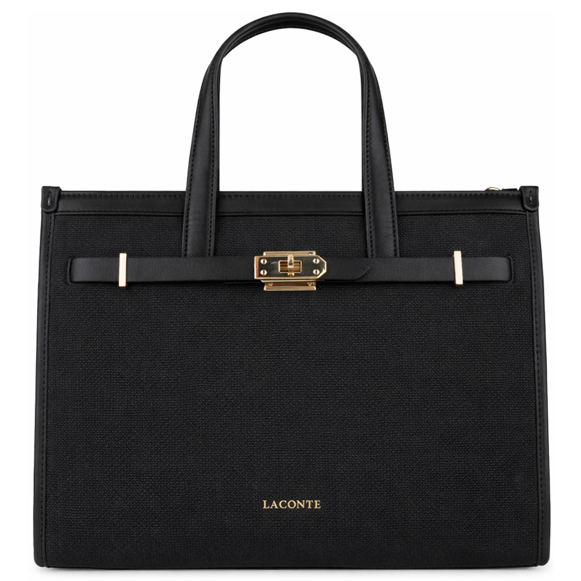 LA CONTE Pirkinių krepšys moterims, Juoda, Tote bag 1