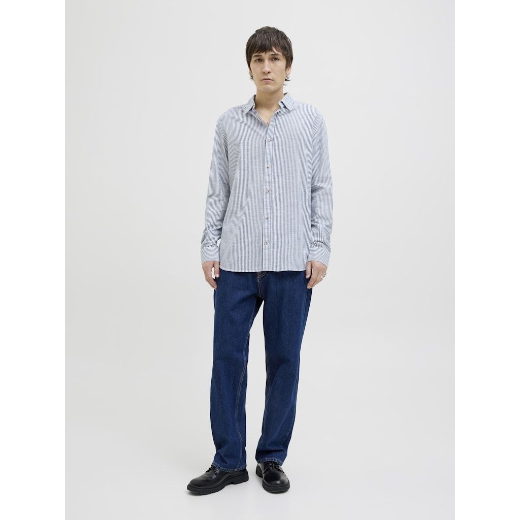 JACK & JONES Marškiniai ilgomis rankovėmis vyrams, Mėlyna, Summer shirt 6