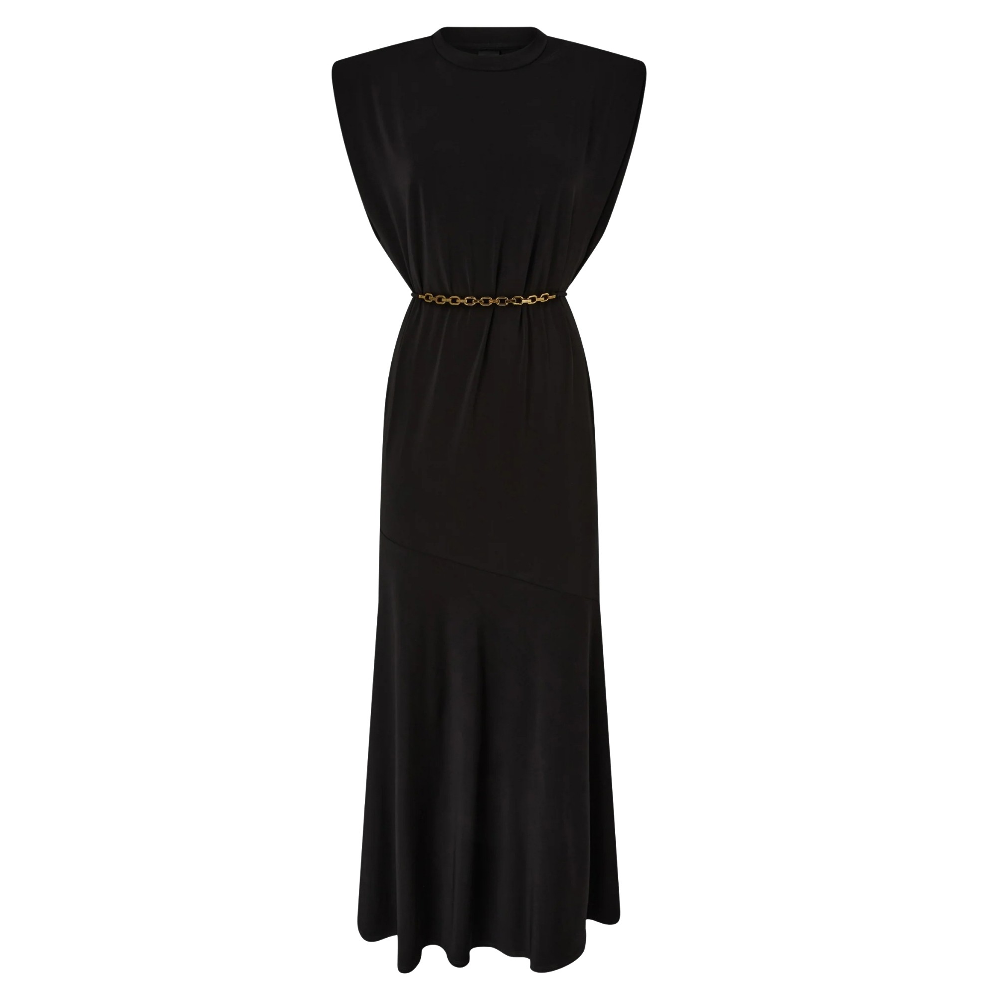 PINKO Maxi suknelė moterims, Juoda, Alexiana dress 1