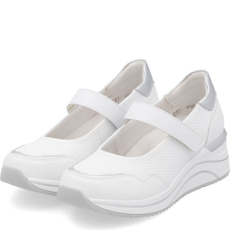 REMONTE Balerinos moterims, Balta, Ballerina with strap 3