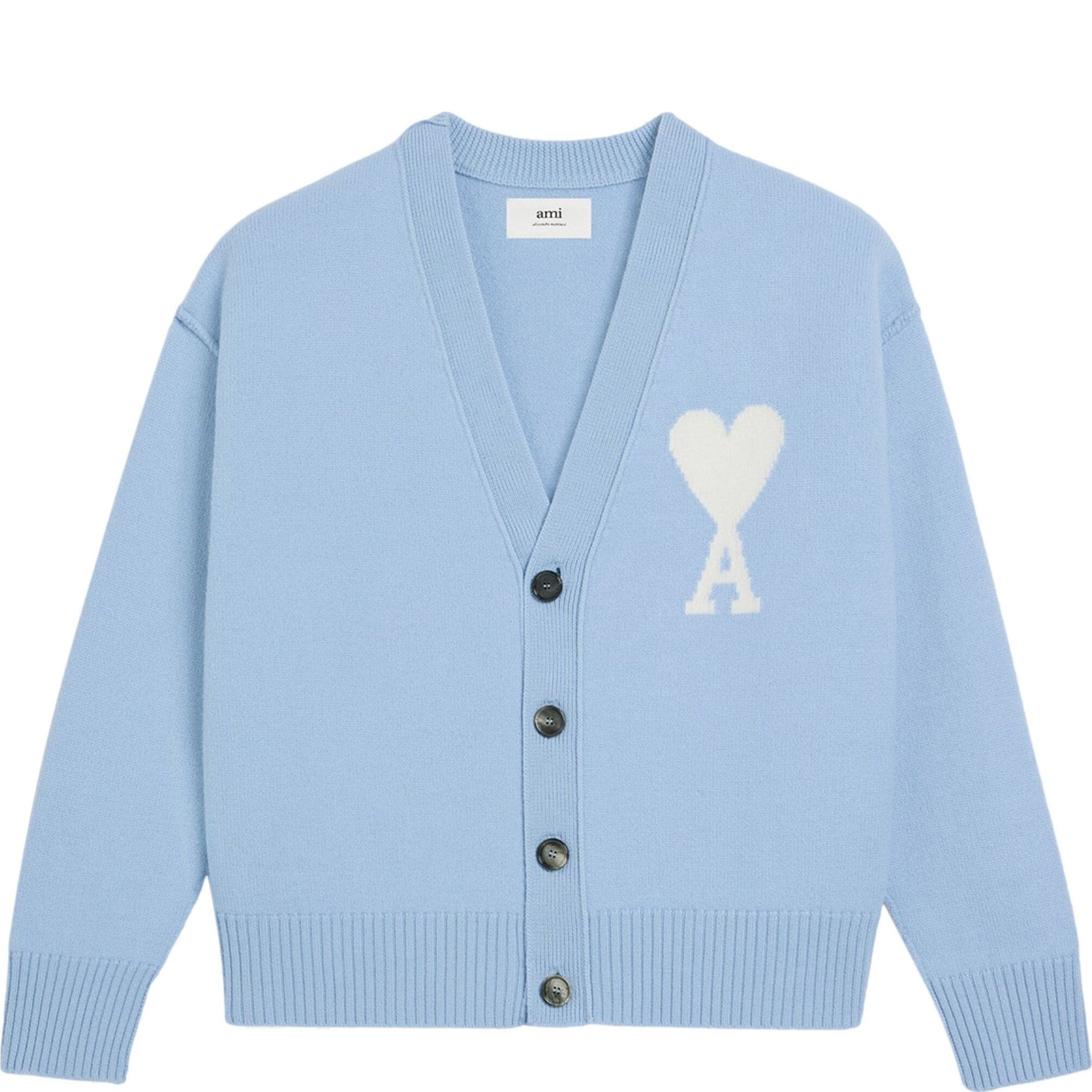 AMI PARIS Kardiganas, Mėlyna, Cardigan