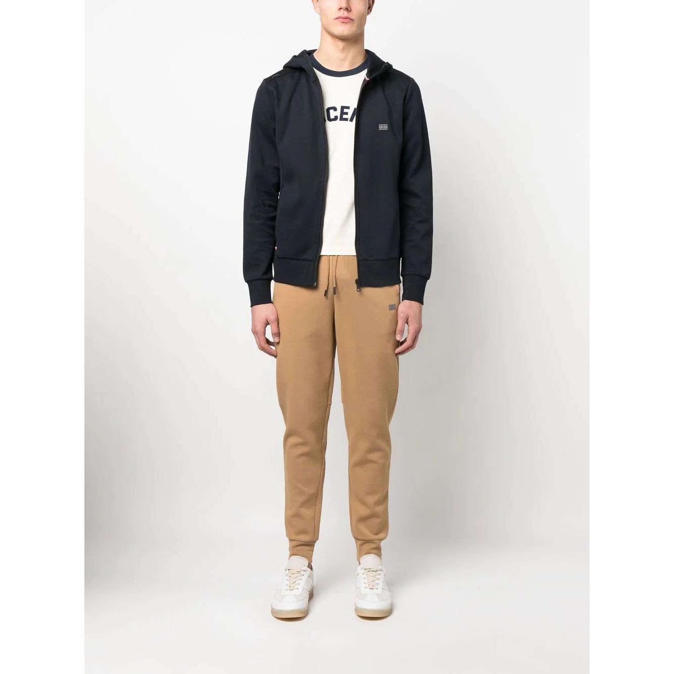 TOMMY HILFIGER Džemperis vyrams, Mėlyna, Tech essentials hooded zip 2