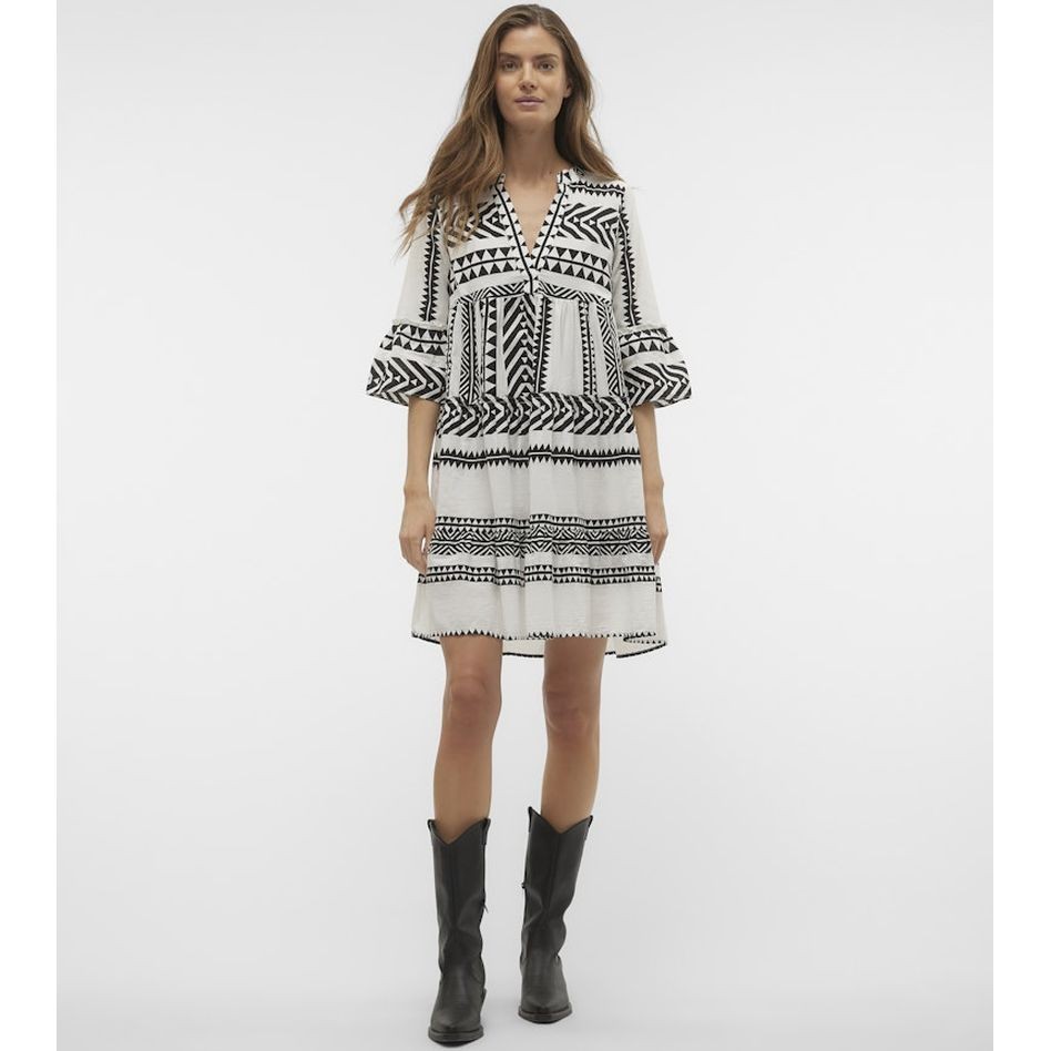 VERO MODA Midi suknelė moterims, Balta, Vmdicthe midi dress 3