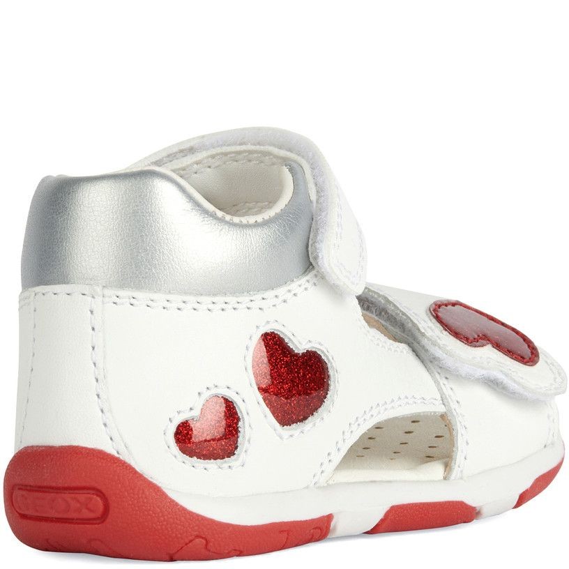 GEOX Basutės mergaitėms, Balta, SANDALS TAPUZ 4