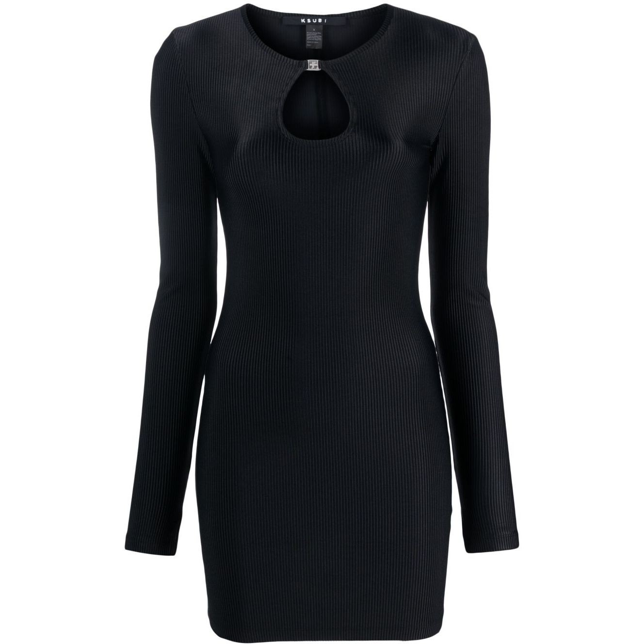 KSUBI Mini suknelė moterims, Juoda, Charmed keyhole dress