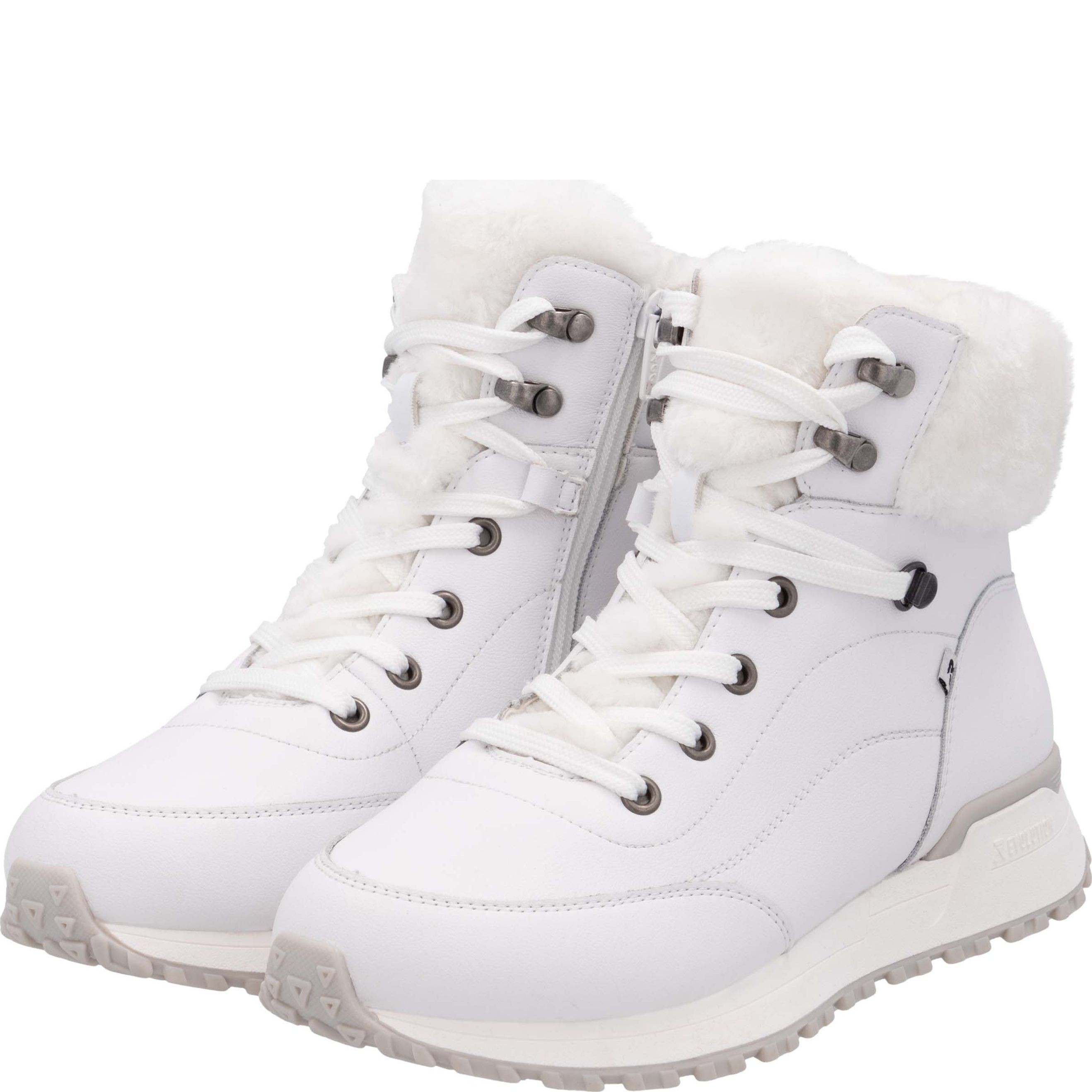 RIEKER EVOLUTION Aulinukai moterims, Balta, Ladies mid height boots 9