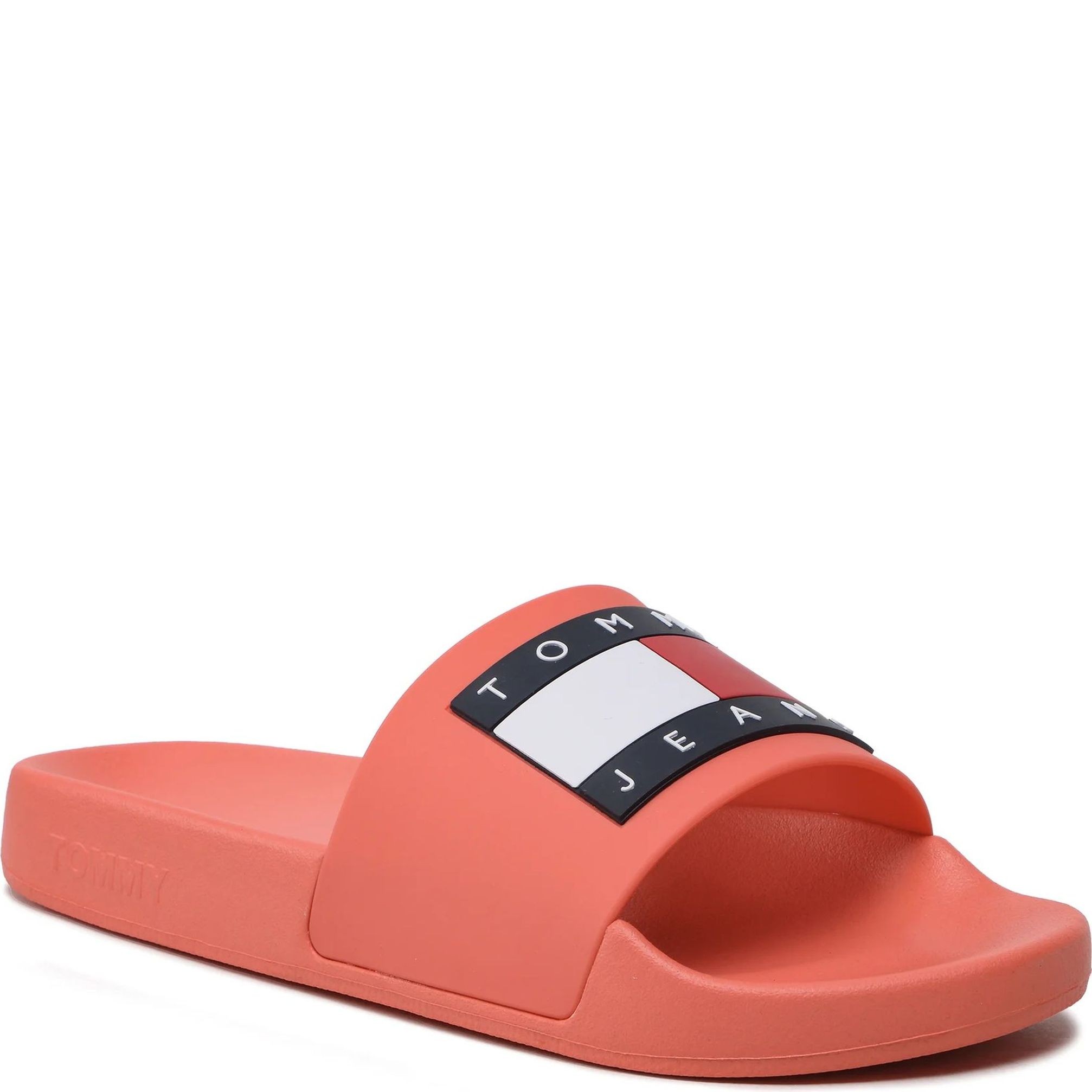 TOMMY JEANS Šlepetės moterims, Rožinė, Flag pool slide 1