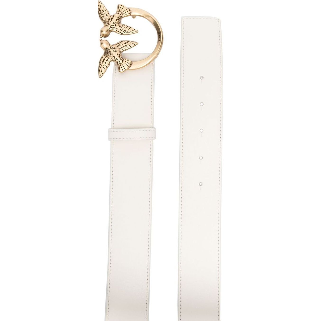 PINKO Diržas moterims, Balta, Love berry simply belt 2