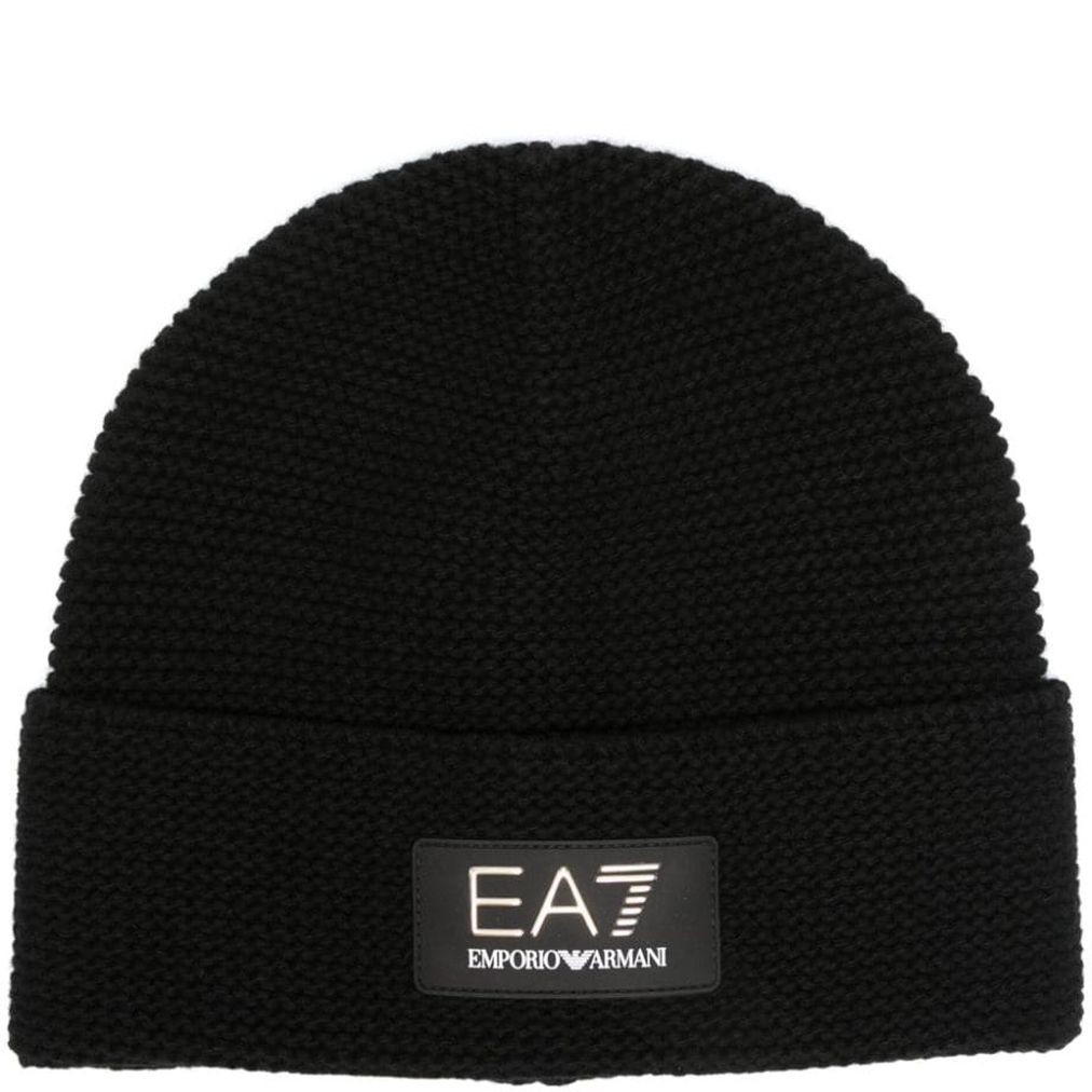 EA7 Kepurė vyrams, Juoda, Beanie hat 1